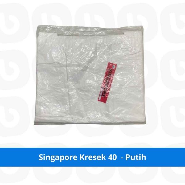 Singapore Kresek 40 - Putih
