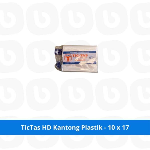 TicTas HD Kantong Plastik - 10 x 17