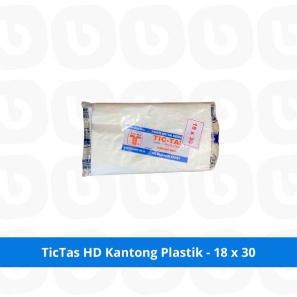 TicTas HD Kantong Plastik - 18 x 30