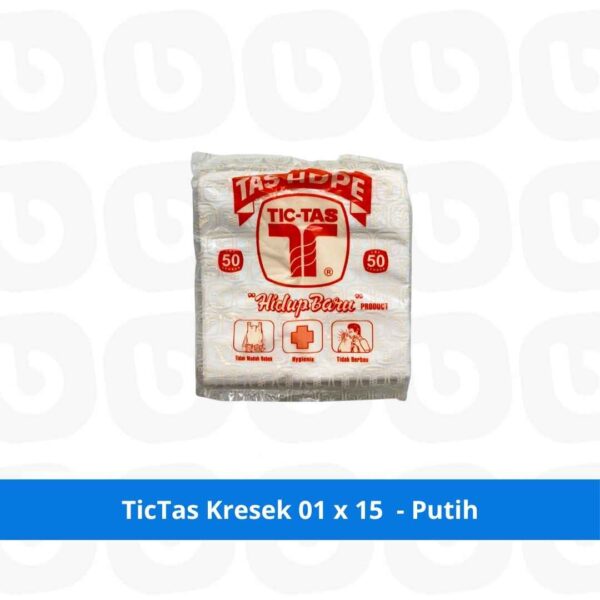TicTas Kresek 01 x 15 - Putih