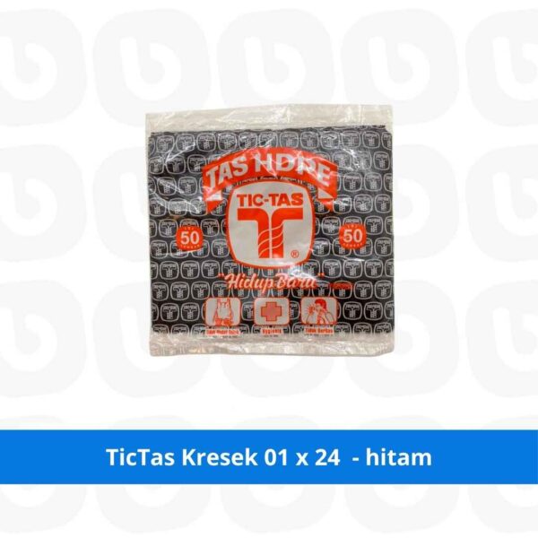 TicTas Kresek 01 x 24 - Hitam