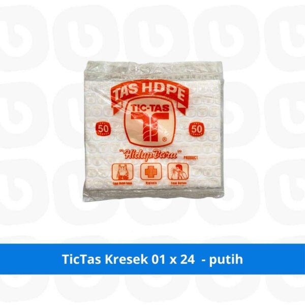 TicTas Kresek 01 x 24 - Putih