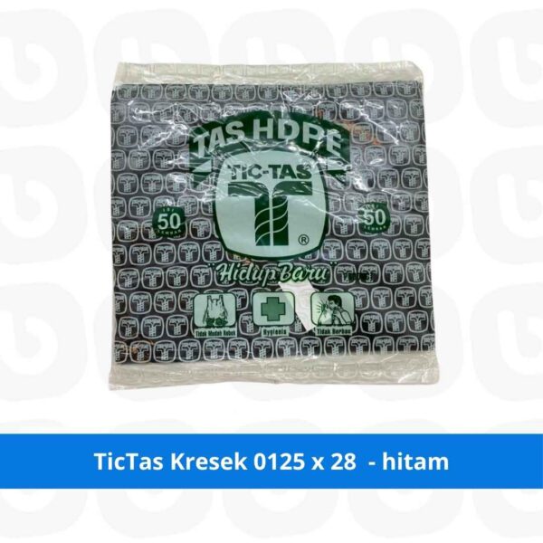 TicTas Kresek 0125 x 28 - Hitam