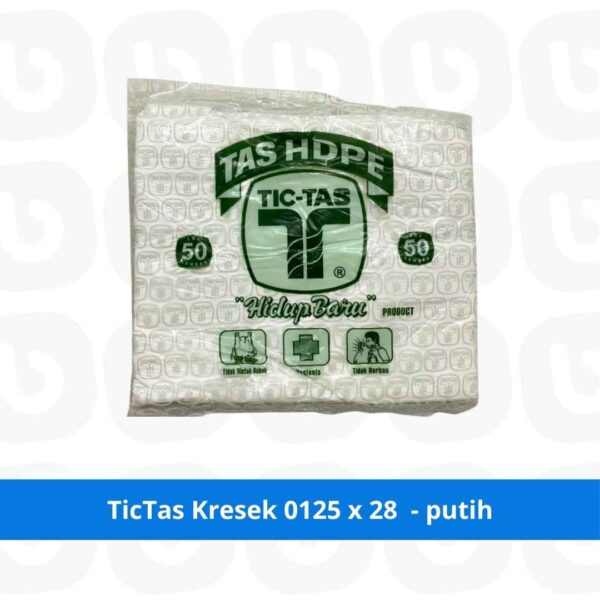 TicTas Kresek 0125 x 28 - Putih