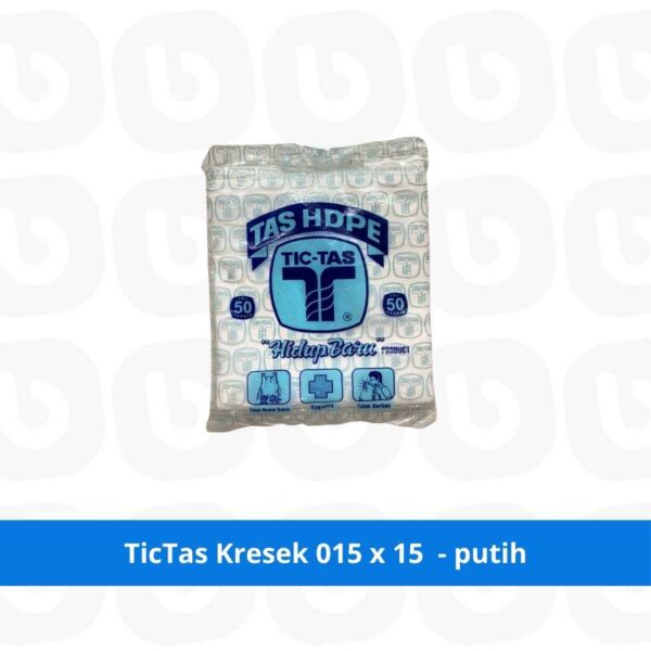 TicTas Kresek 015 x 15 - Putih