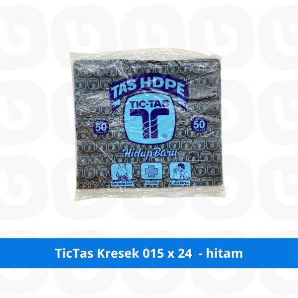 TicTas Kresek 015 x 24 - Hitam