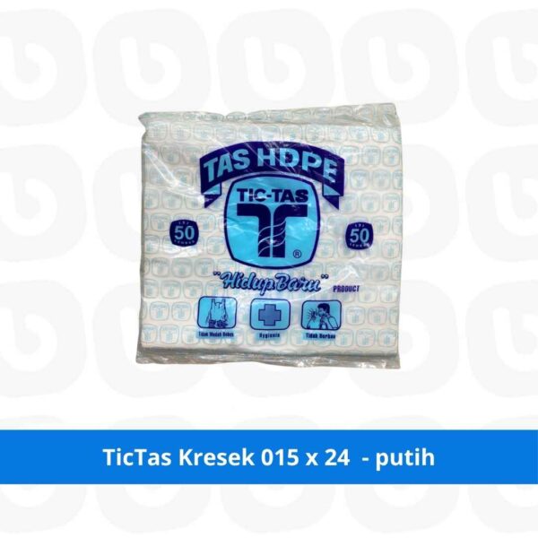 TicTas Kresek 015 x 24 - Putih