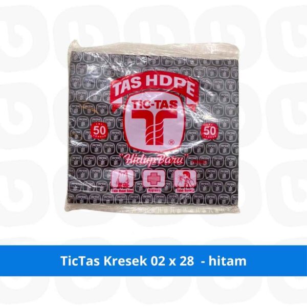 TicTas Kresek 02 x 28 - Hitam