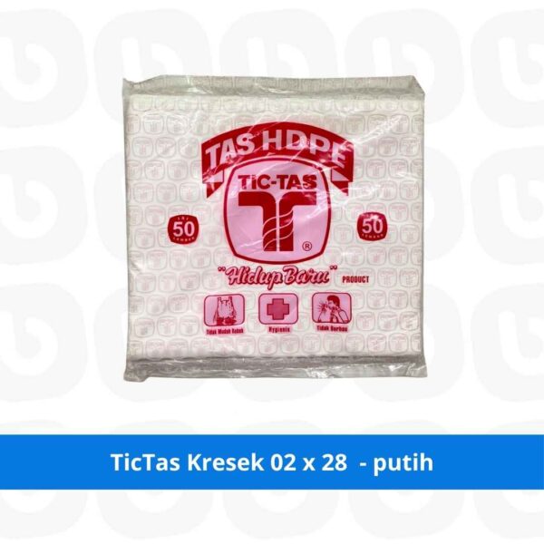 TicTas Kresek 02 x 28 - Putih