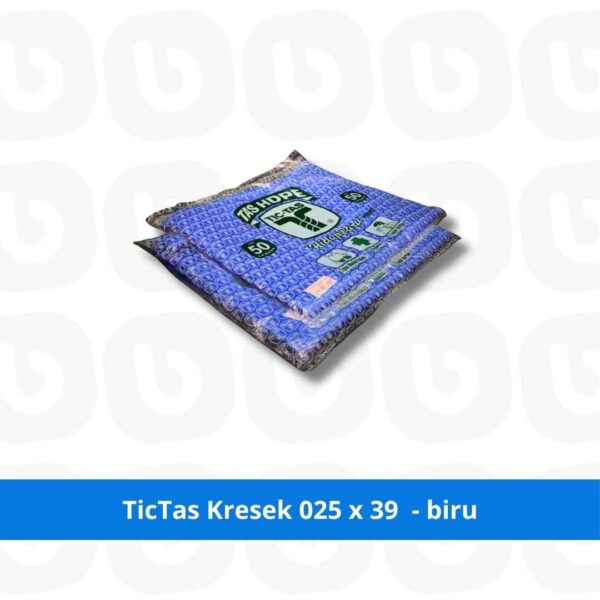 TicTas Kresek 025 x 39 - biru