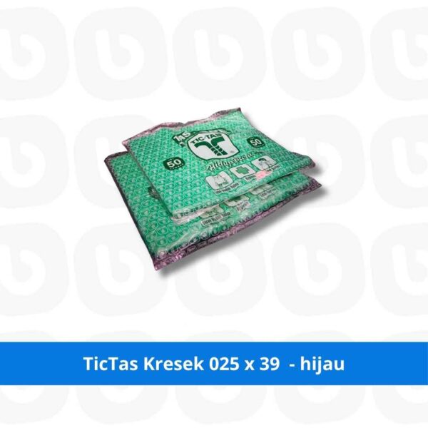 TicTas Kresek 025 x 39 - hijau
