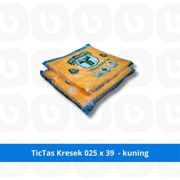 TicTas Kresek 025 x 39 - kuning