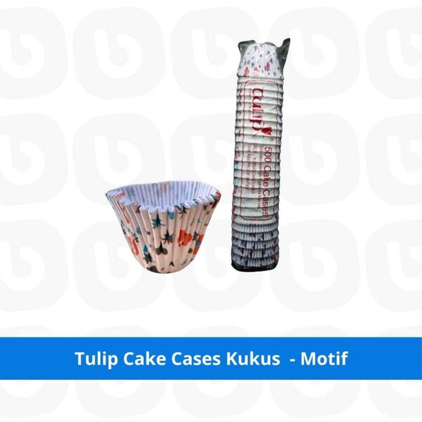 Tulip Cake Cases Kukus - Motif