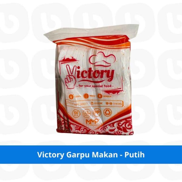 Victory Garpu Makan - Putih